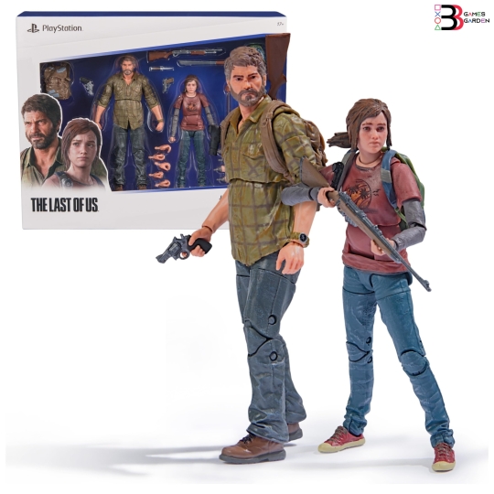 JOE AND ELLIE THE LAST OF US PLAYSTATION ACTION FIGURE 