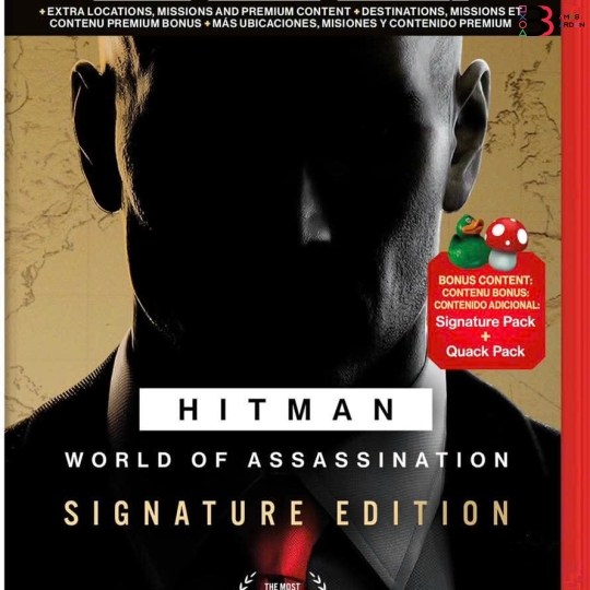 GAME NINTENDO SWITCH 2 HITMAN WORLD OF ASSASSINATION SIGNATURE EDITION